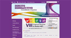 Desktop Screenshot of direitohomoafetivo.com.br