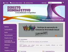 Tablet Screenshot of direitohomoafetivo.com.br